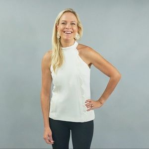 NWT CK Bradley Tuileries Top Tangerine